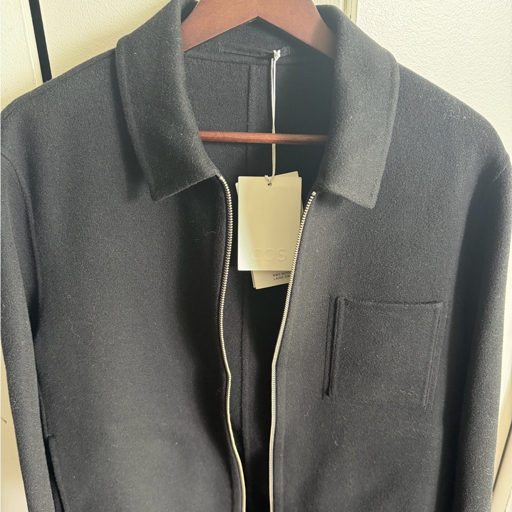 COS Wool-Blend Jacket in Black